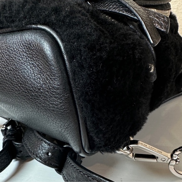 Michael Kors Rhea Zip Mini Shearling Backpack - Picture 6 of 14